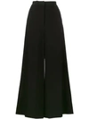 Stella Mccartney Darci High Waist Wide In Black