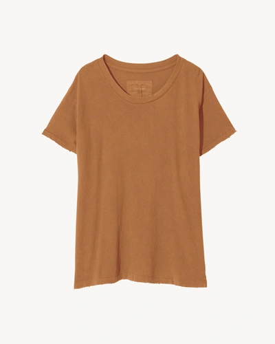 Nili Lotan Brady Tee In Yellow Ochre