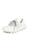 On Women's Cloudswift Low Top Running Sneakers In White/limelight