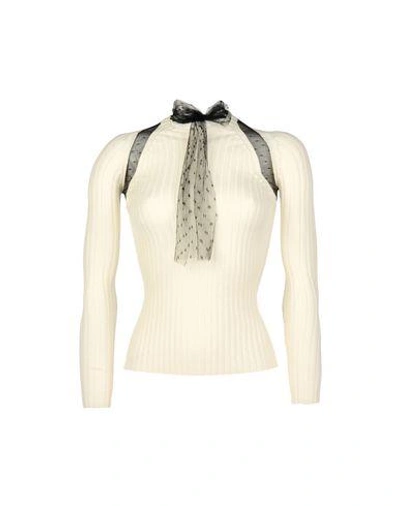 Red Valentino Sweaters In Ivory