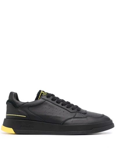 Ghoud Panelled Low-top Trainers In Black