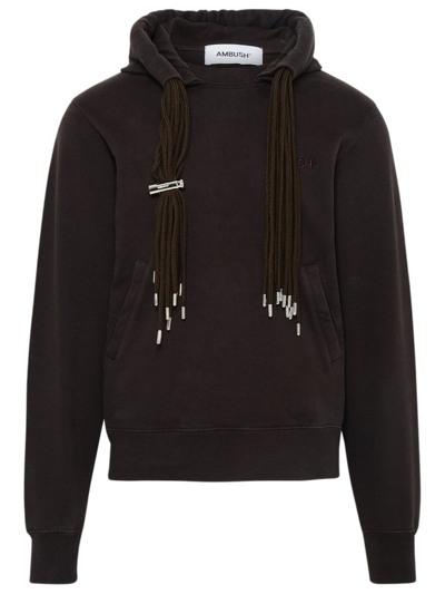 Ambush Brown Cotton Multicord Sweatshirt