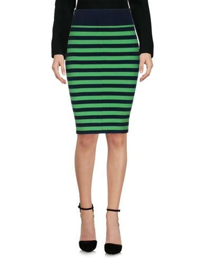 Juicy Couture Knee Length Skirts In Green