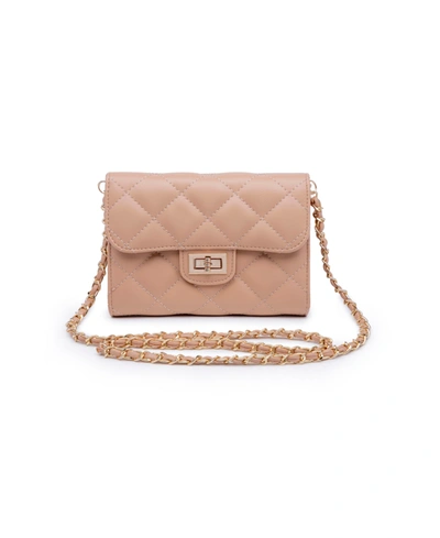 Urban Expressions Wendy Quilted Crossbody In Nude