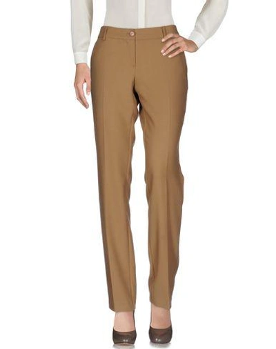 Love Moschino Casual Pants In Camel