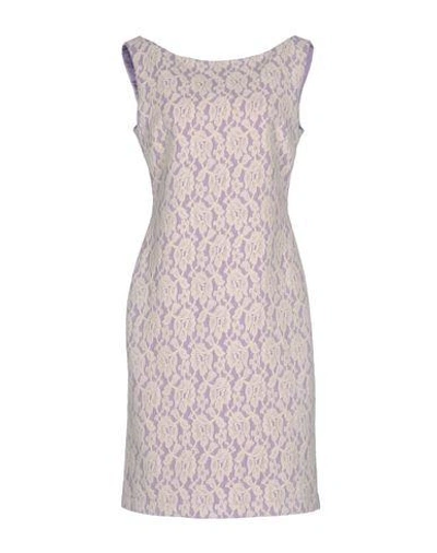 Boutique Moschino Short Dresses In Lilac