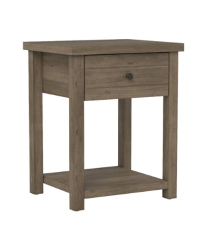 Hillsdale Harmony Accent Table In Knotty Gray Oak