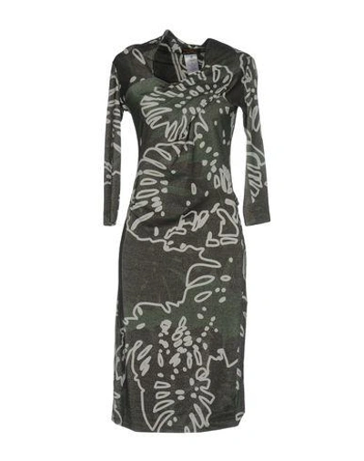 Vivienne Westwood Anglomania Knee-length Dress In Military Green