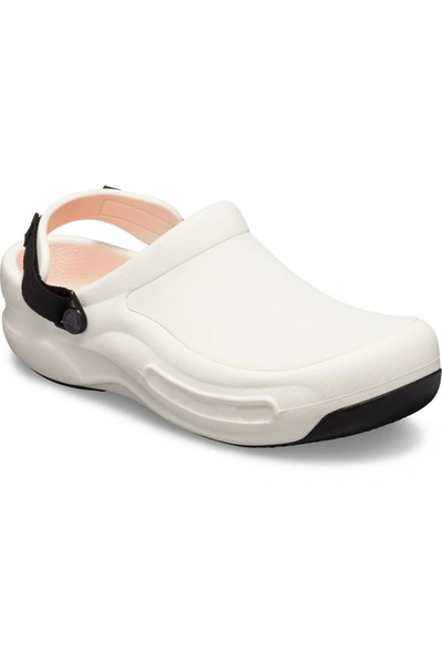 Crocs Unisex Adults Bistro Pro Literide Slip On Shoe In White