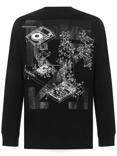 Off-White × Pioneer DJ C/O L/S Tee BLK/L OFF-WHITE x 