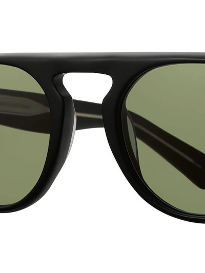 Garrett Leight 2092/49 Harding X Sunglasses In Mbk/vvg
