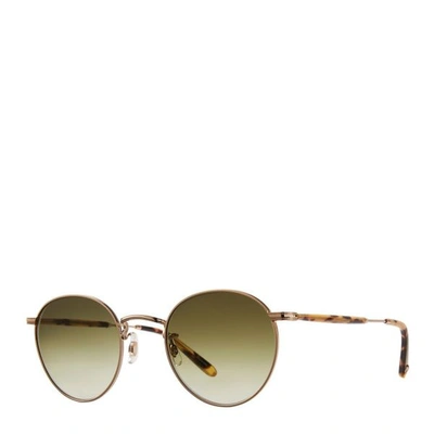 Garrett Leight Wilson M Sun Gold-dark Tortoise/semi-flat Olive Gradient Sunglasses