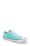 Converse Chuck Taylor All Stars Low Top Womens Electric Aqua Trainers In Pink