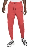 Nike Tech Fleece Jogger Sweatpants In Lobster/ Black