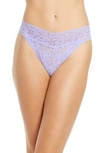 Hanky Panky Occasions Original Rise Thong In Maid Of Honor Hyacinth