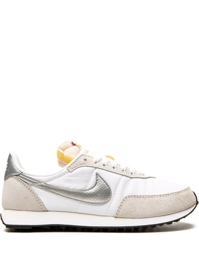 Nike Waffle 2 Sneakers In White And Silver