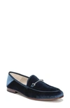 Sam Edelman Lior Loafer In Jewel Blue Velvet