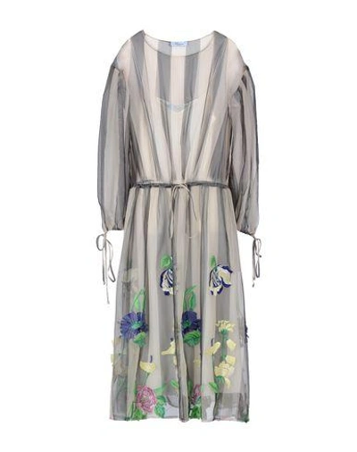 Blumarine 3/4 Length Dresses In Grey