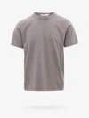 Maison Kitsuné T-shirt In Grey Melange