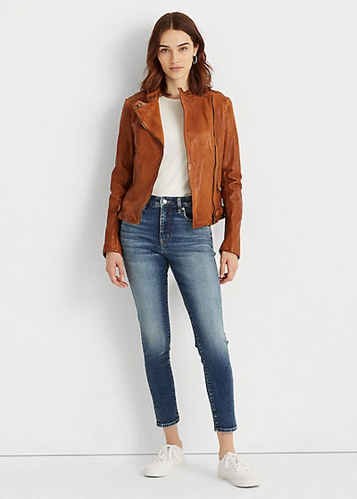 Lauren Petite High-rise Skinny Ankle Jean In Legacy Wash