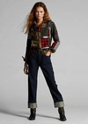 Double Rl High Straight Fit Jean In Rinse