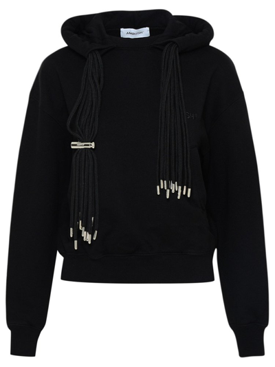 Ambush Black Cotton Multicord Sweatshirt