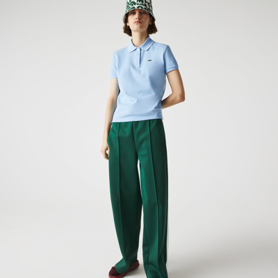 Lacoste Women's Regular Fit Supple Petit Piqué Polo - 34 In Blue