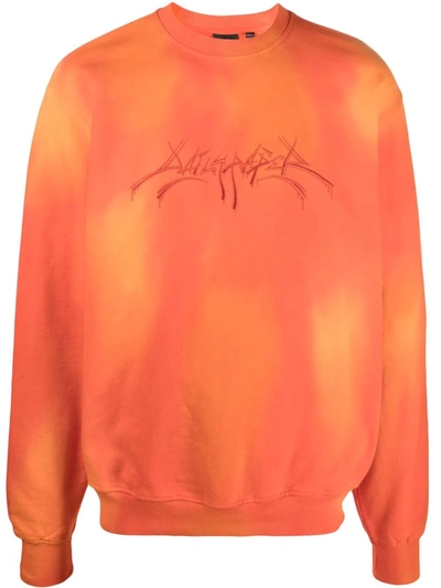 Daily Paper Orange Lexter Acid Round Neck Sweatshirt