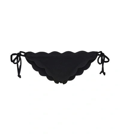 Marysia Womens Black Mott Mid-rise Bikini Bottoms S
