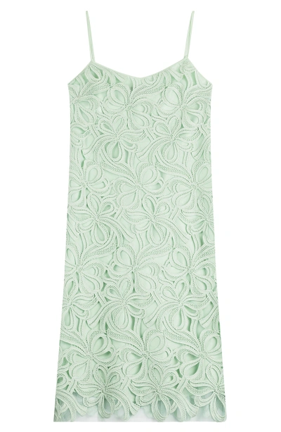 Rochas Embroidered Cotton Dress