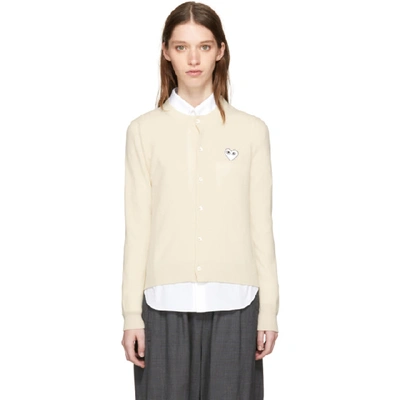 Comme Des Garçons Play Comme Des Garcons Play Ivory And