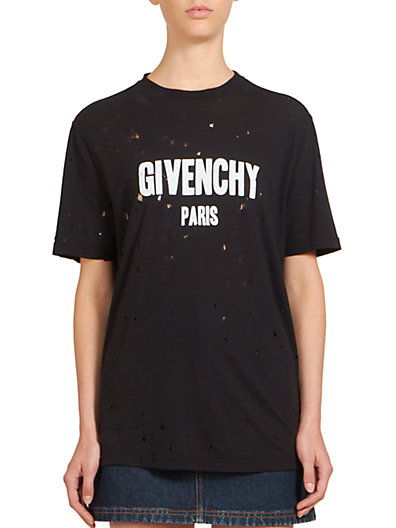 Givenchy Destroy T-shirt In Black | ModeSens