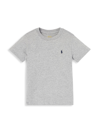 Ralph Lauren Kids' Little Boy's & Boy's Cotton Jersey T-shirt In Heather Grey