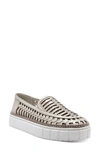 Vince Camuto Romeena Cutout Platform Slip-on Sneaker In New Cream Two Tone Lux