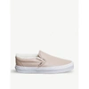 Vans Classic Leather Slip-on Trainers In Mahogany Rose