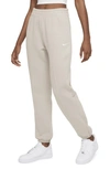 Nike Sportswear Essential Fleece Pants In Cream Ii/white