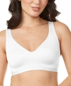 Warner's Warners Cloud 9 Super Soft, Smooth Invisible Look Wireless Lightly Lined Comfort Bra Rm1041a In White