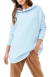 Free People Ottoman Slouchy Tunic In Dream Blue