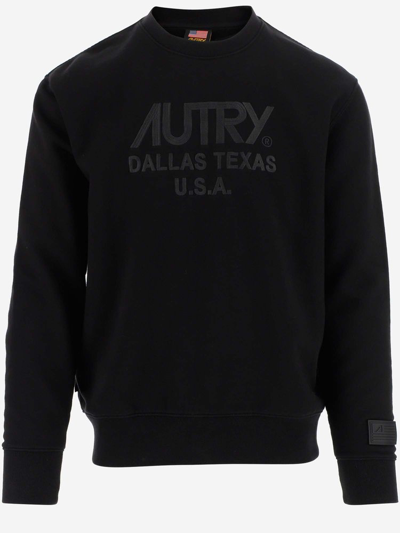 Autry Logo-print Sweatshirt In Black