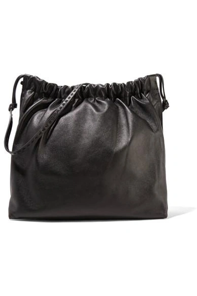 The Row Wander Textured-leather Shoulder Bag