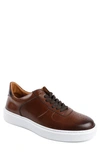 Bruno Magli Men's Falcone Italian Leather Low-top Sneakers In Cognac Calf