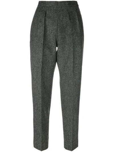 Maison Margiela Tapered Trousers In Grey