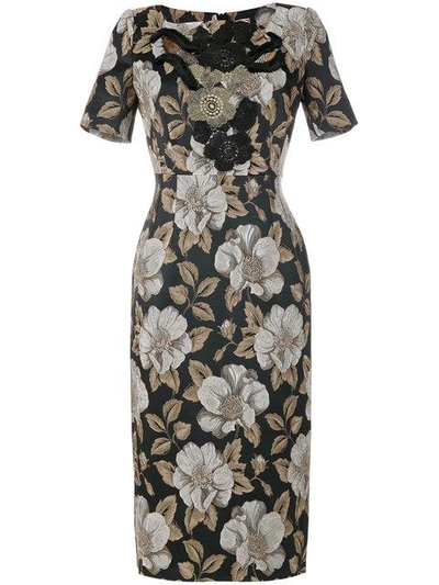 Antonio Marras Floral Print Dress - Black