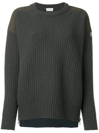 Moncler Classic Knitted Sweater - Green