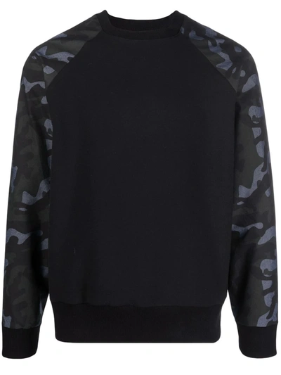 Alchemy Camouflage-print Cotton Sweatshirt In Schwarz