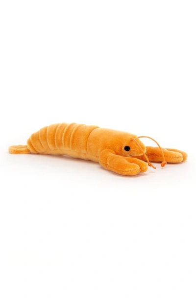 Jellycat Babies' Sensational Seafood Langoustine Stuffed Animal In Orange