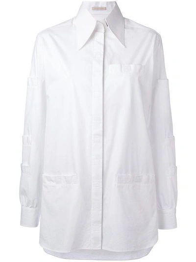 Christopher Kane Touch Strap Shirt In White