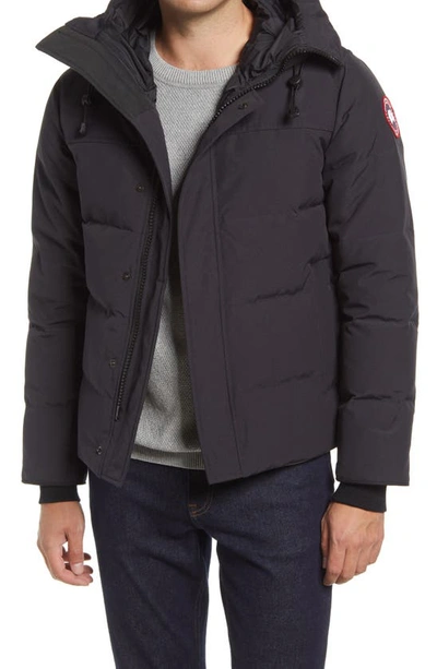 Canada Goose Macmillan Fusion Fit Down Parka In Navy - Marine