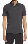 Public Rec Go-to Athletic Fit Performance Polo In Heather Charcoal