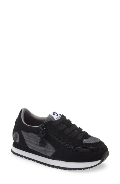 Billy Footwear Kids' Jogger Sneaker In Black/ Charcoal